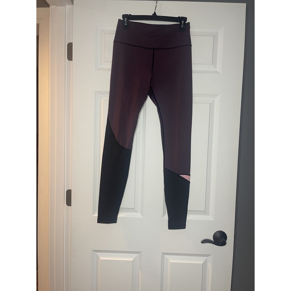 Zyia Active Light N Tight Joker leggings size 6-8 plum black pink